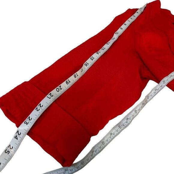 Chico’s Red Jamie Ponte Flyaway Cardigan Jacket Womens Large Modern Casual - Picture 7 of 8